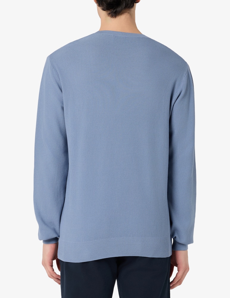 Rinascente Collection Maglia grana di riso in cotone tinto capo - immagine 3