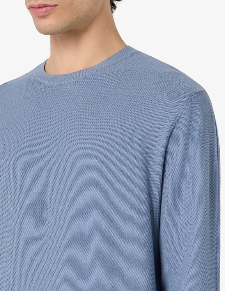 Rinascente Collection Maglia grana di riso in cotone tinto capo - immagine 4