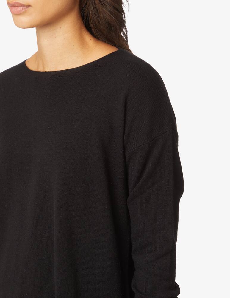 rinascente Rinascente Collection Maglione boxie collo a barca - Nero