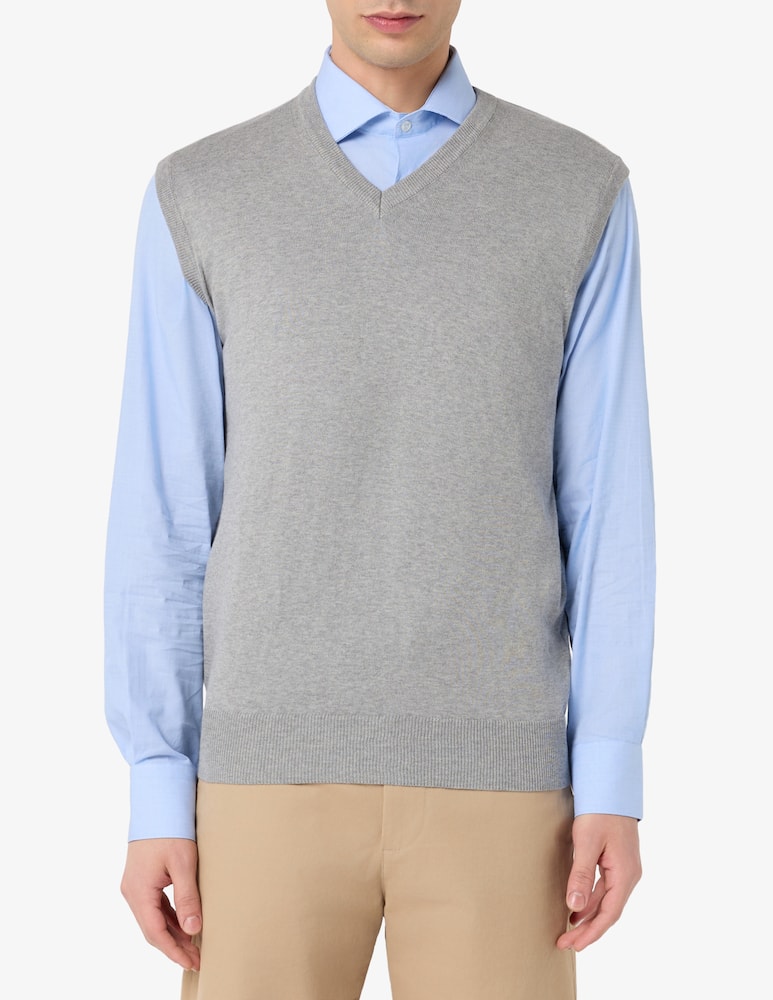 rinascente Rinascente Collection V-neck cotton gilet