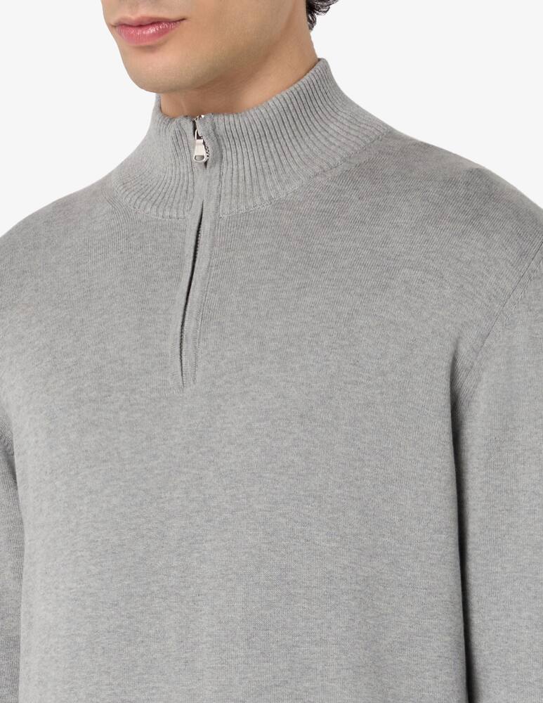 Rinascente Collection Zip cotton turtleneck jumper - picture 4 Rinascente Collection Zip cotton turtleneck jumper - picture 4