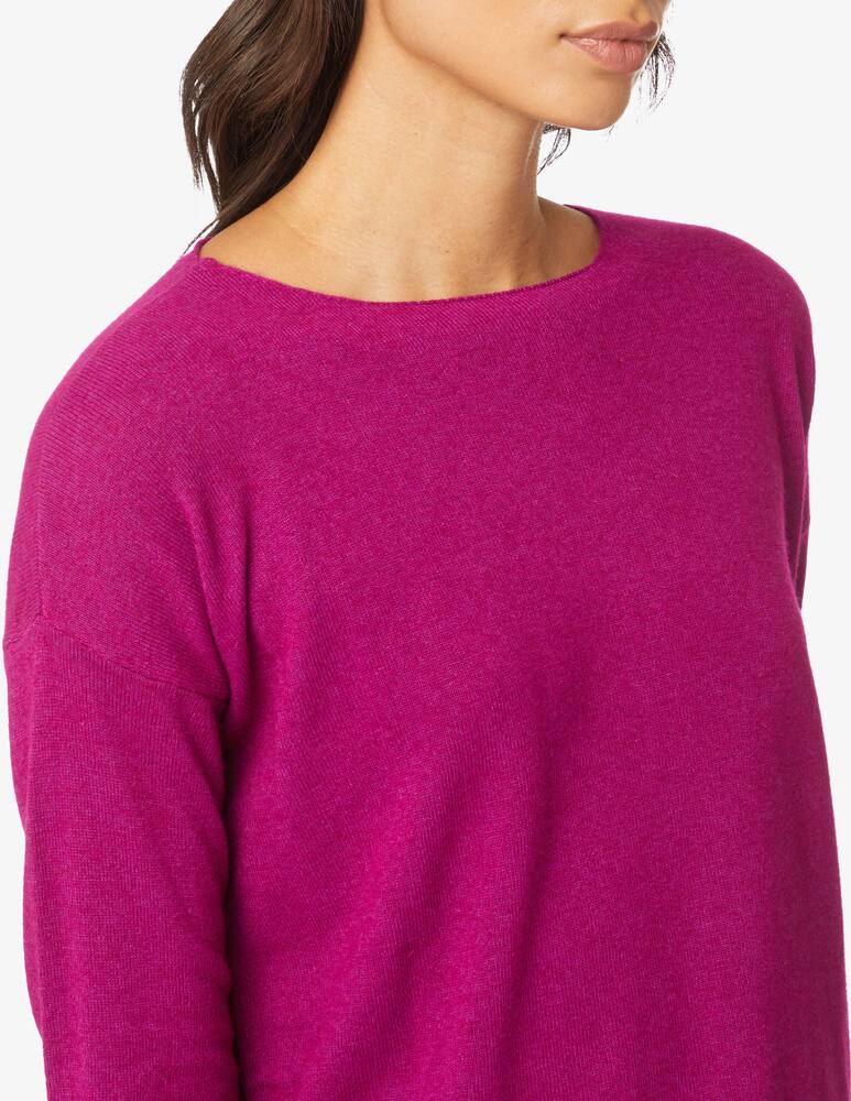 rinascente Rinascente Collection Boat neck boxie sweater - Violet