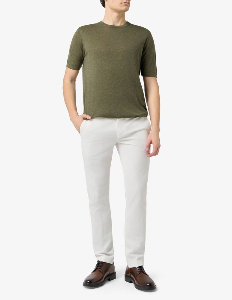 rinascente Rinascente Collection Linen blend crew neck t-shirt