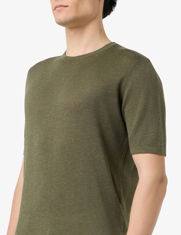 rinascente Rinascente Collection Linen blend crew neck t-shirt