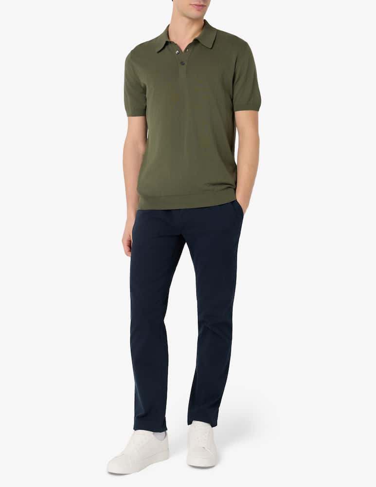 rinascente Rinascente Collection Polo in cotone crepe tinto capo