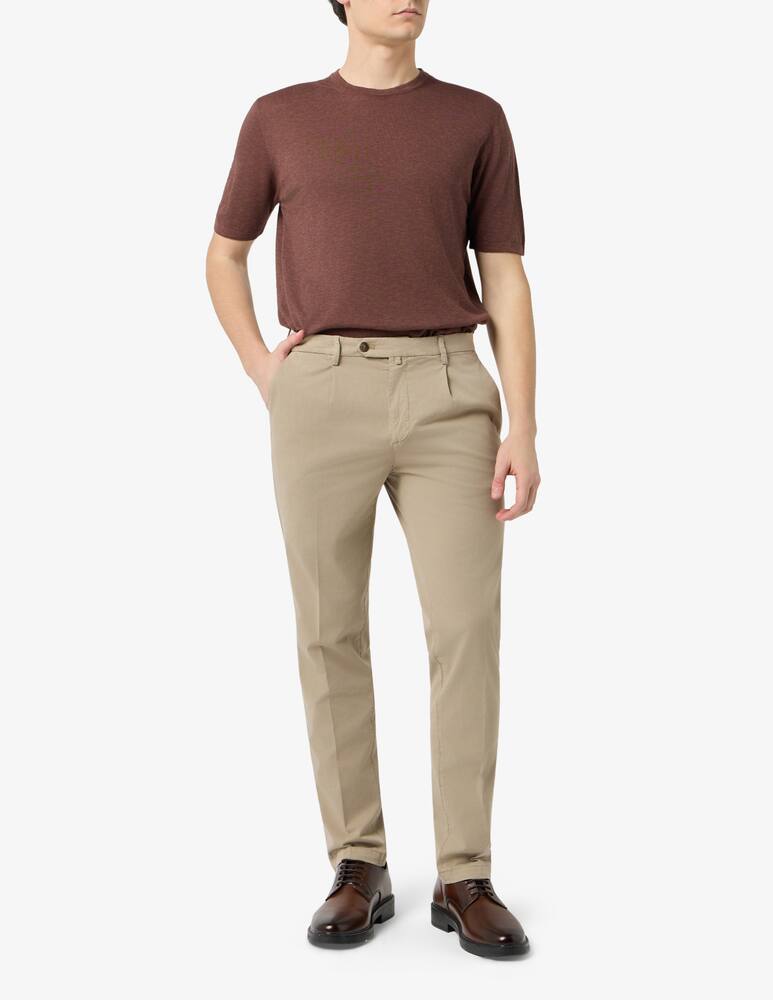 rinascente Rinascente Collection T-shirt in lino e cotone tinto capo