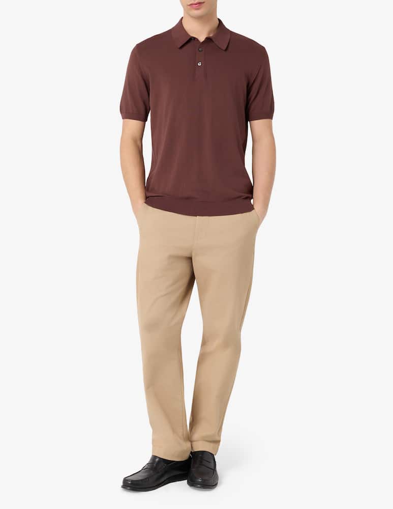 Rinascente Collection Polo cotton crepe knit - picture 2