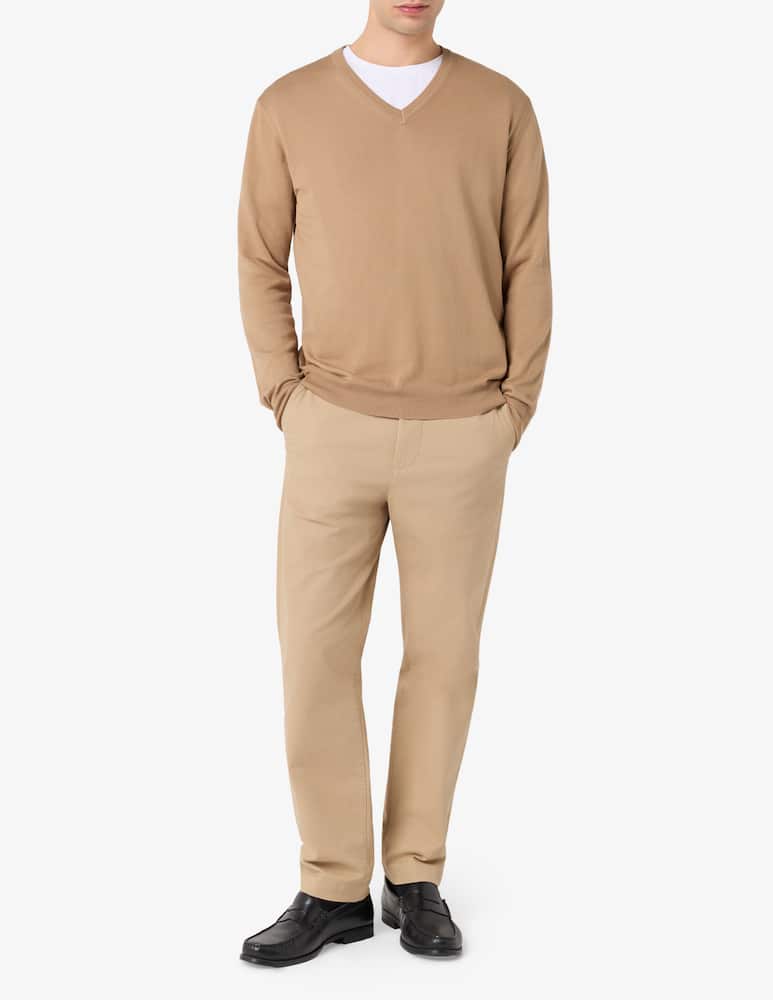 Rinascente Collection V-neck cotton jumper - picture 2 Rinascente Collection V-neck cotton jumper - picture 2