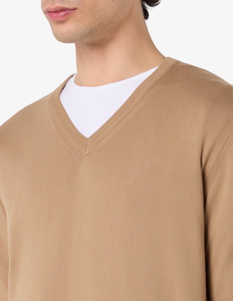 Rinascente Collection V-neck cotton jumper - picture 4 Rinascente Collection V-neck cotton jumper - picture 4