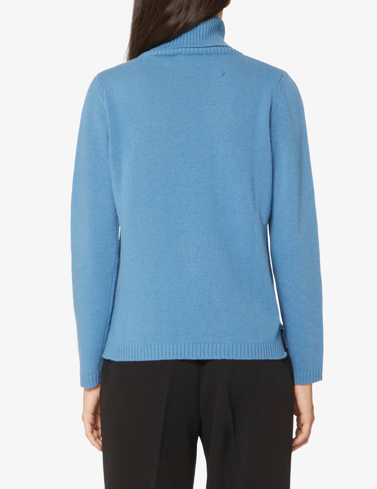 rinascente Elizabeth Ascot Long sleeve turtleneck - Light blue