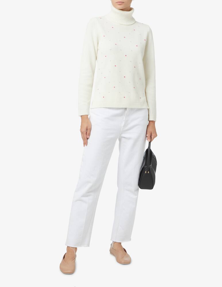 rinascente Elizabeth Ascot Dolce vita a manica lunga - Bianco