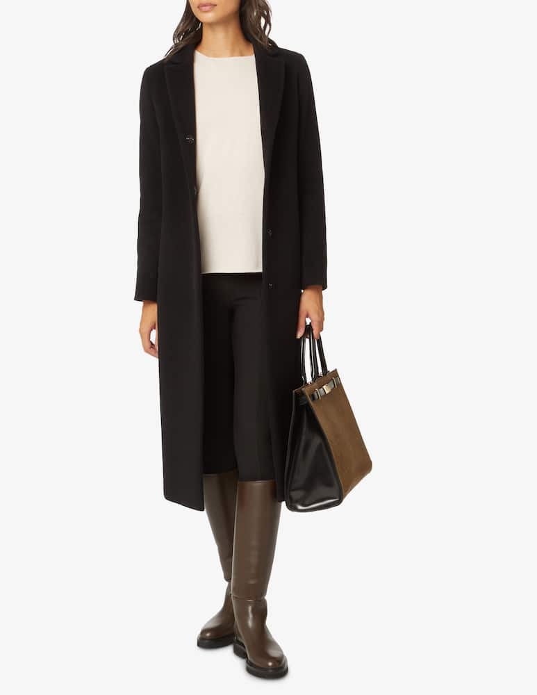 Cinzia Rocca Cappotto lungo - Nero - immagine 2 Cinzia Rocca Cappotto lungo - Nero - immagine 2