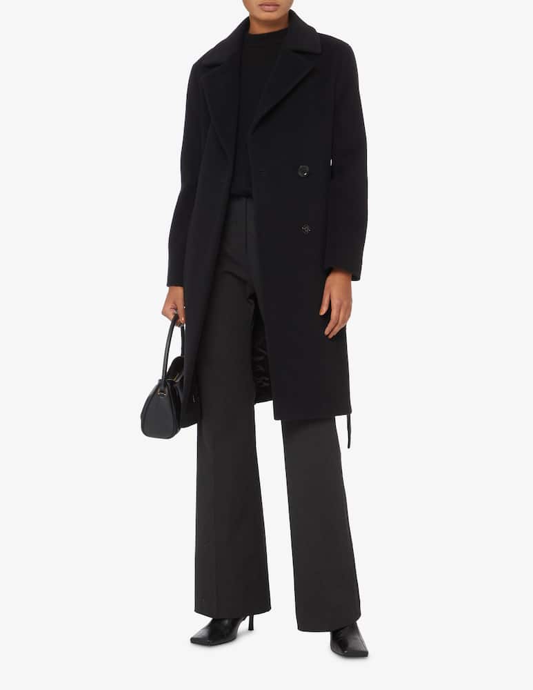 rinascente Cinzia Rocca Cappotto con cintura - Nero