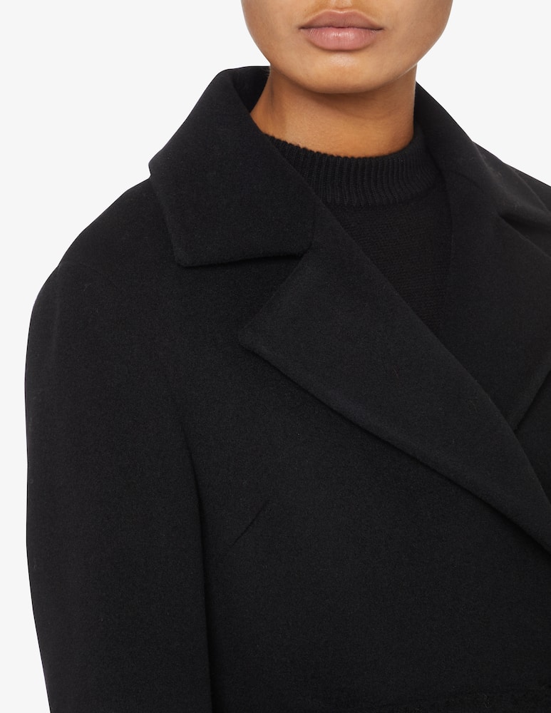 rinascente Cinzia Rocca Cappotto con cintura - Nero