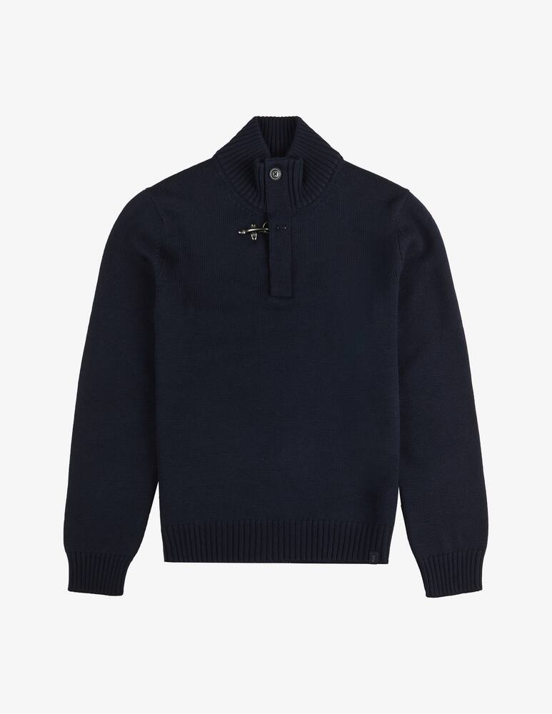 rinascente Fay Lupetto in lana merino con gancio e toppe