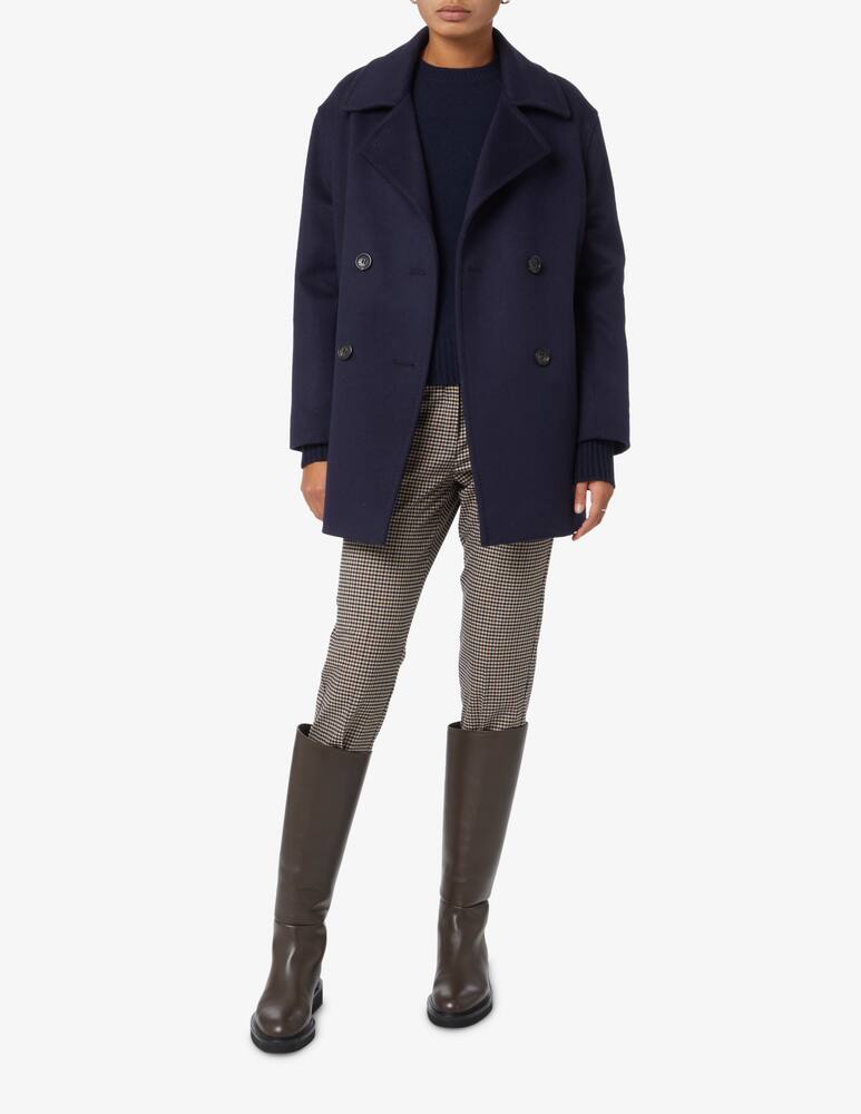 rinascente Cinzia Rocca Double-breasted circle recycle jacket - Blue