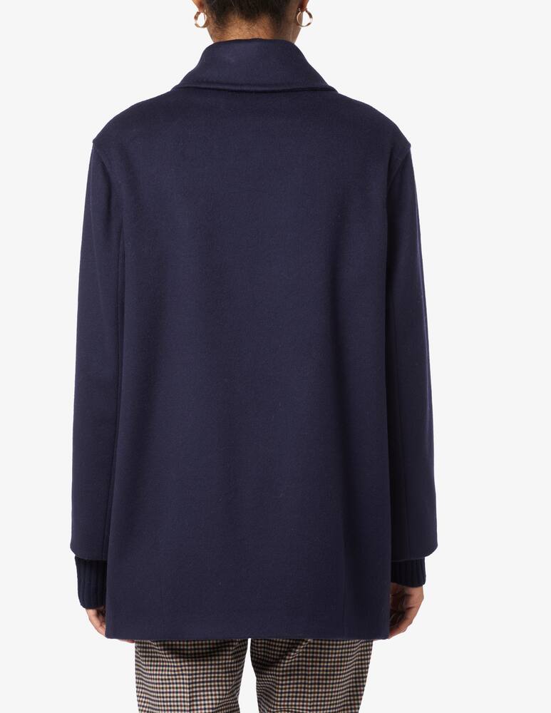 rinascente Cinzia Rocca Double-breasted circle recycle jacket - Blue