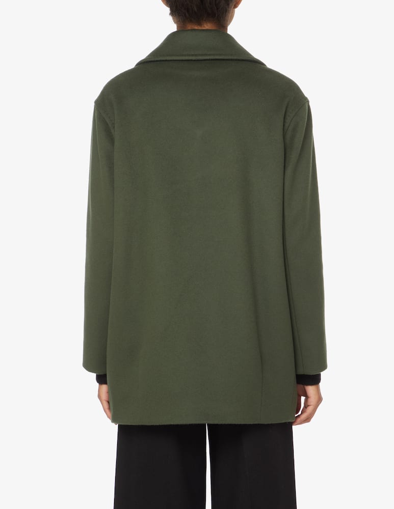 rinascente Cinzia Rocca Double-breasted circle recycle jacket - Olive