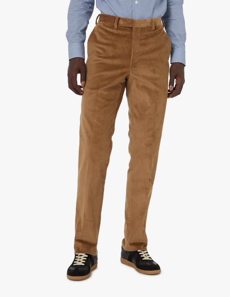 Sartoria Italiana Velvet trousers - Brown - picture 2 Sartoria Italiana Velvet trousers - Brown - picture 2