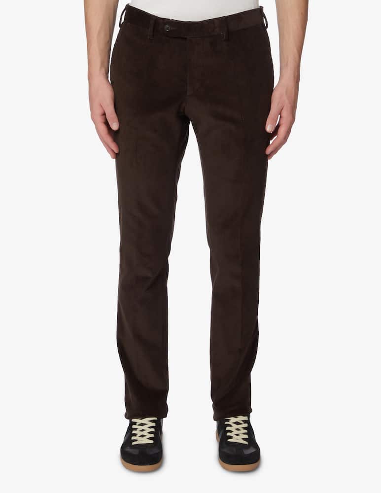 rinascente Sartoria Italiana Pantaloni in velluto - Marrone