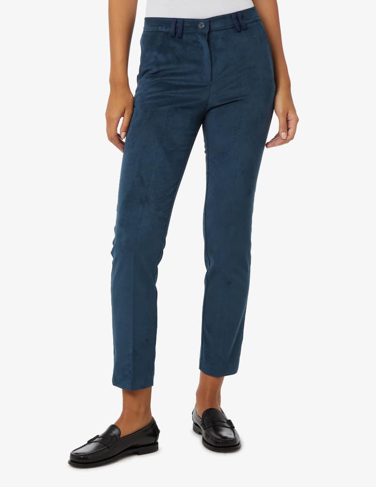 rinascente Elizabeth Ascot Velvet trousers - Blue