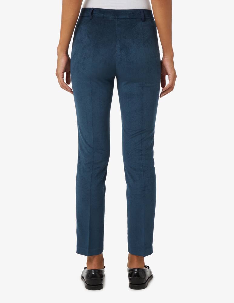 rinascente Elizabeth Ascot Velvet trousers - Blue