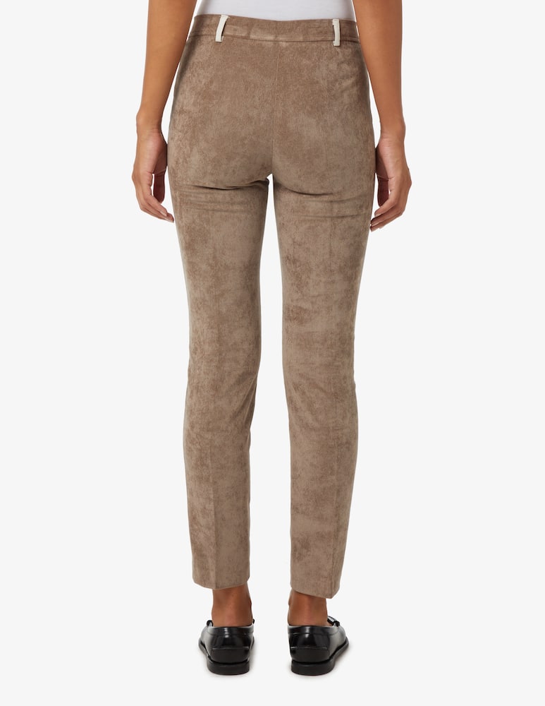 rinascente Elizabeth Ascot Pantalone in velluto - Beige