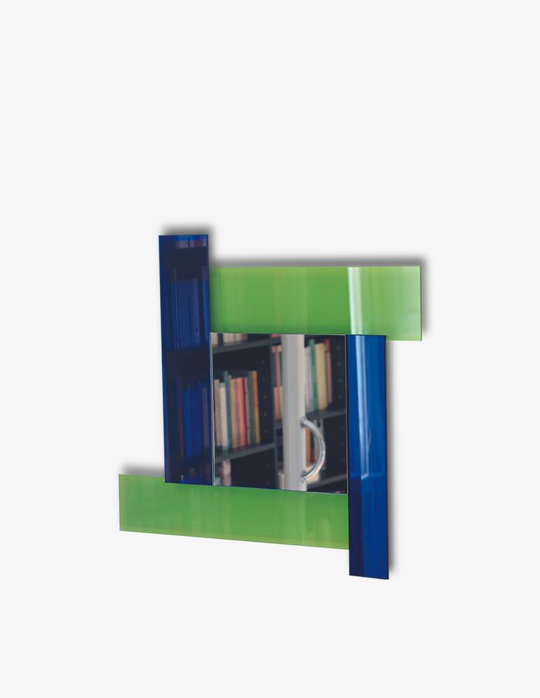 rinascente Glas Italia Specchio Di Dioniso 2 Verde/Blu