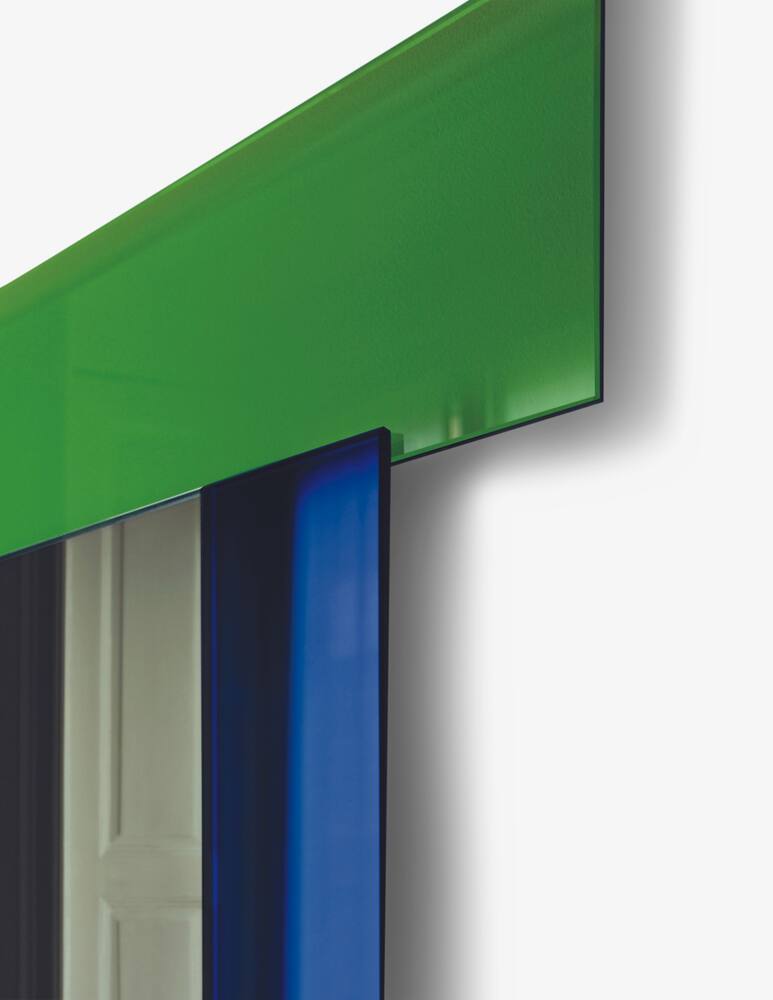 rinascente Glas Italia Specchio Di Dioniso 2 Verde/Blu