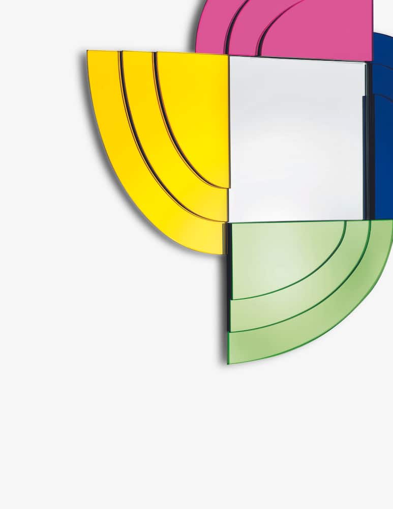 Glas Italia Specchio Di Dioniso 5 Multicolor - immagine 2 Glas Italia Specchio Di Dioniso 5 Multicolor - immagine 2