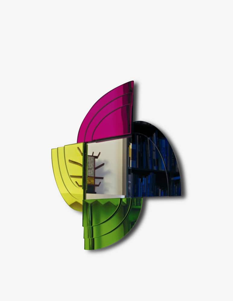 Glas Italia Specchio Di Dioniso 5 Multicolor - immagine 3 Glas Italia Specchio Di Dioniso 5 Multicolor - immagine 3