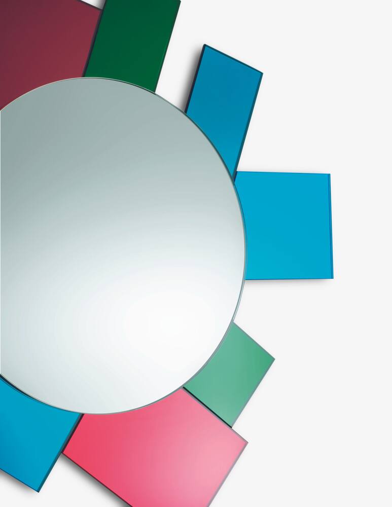 rinascente Glas Italia Specchio Di Dioniso 6 Azzurro