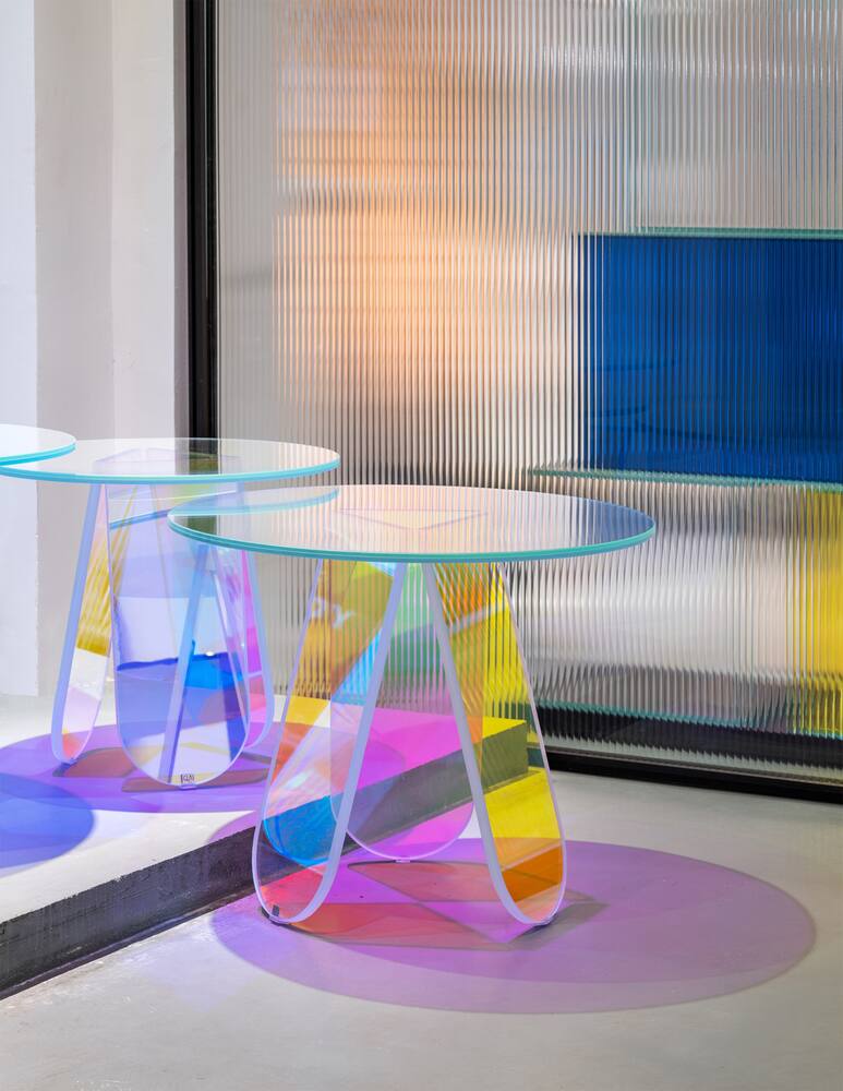 rinascente Glas Italia Tavolino Shimmer H45Cm