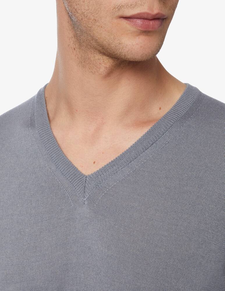 rinascente Pure Cashmere Wool silk and cashmere v neck jumper