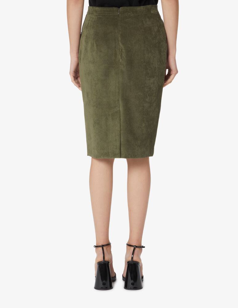 rinascente Elizabeth Ascot Pencil skirt - Olive