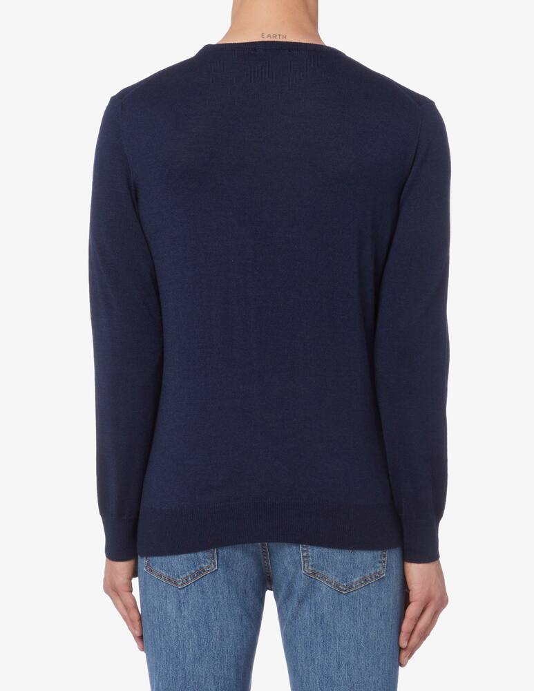 rinascente Pure Cashmere Maglia girocollo in lana seta cashmere