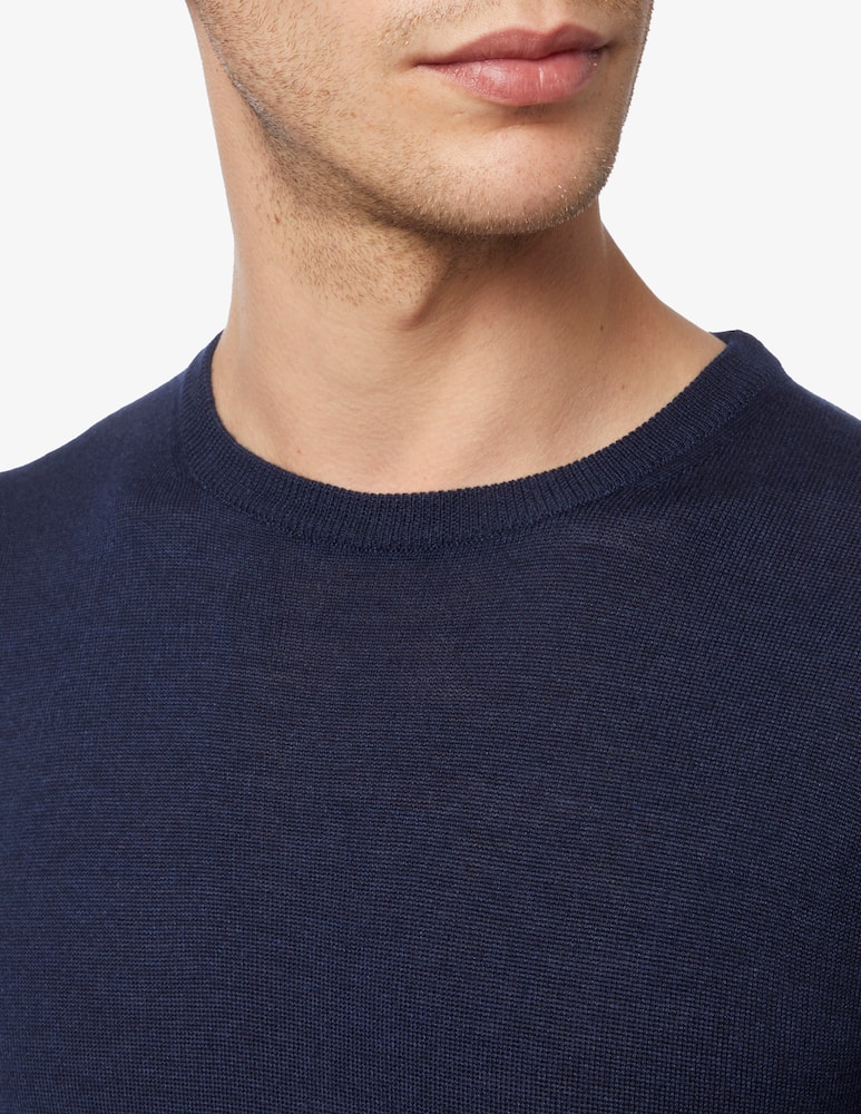 Pure Cashmere Maglia girocollo in lana seta cashmere - immagine 4 Pure Cashmere Maglia girocollo in lana seta cashmere - immagine 4