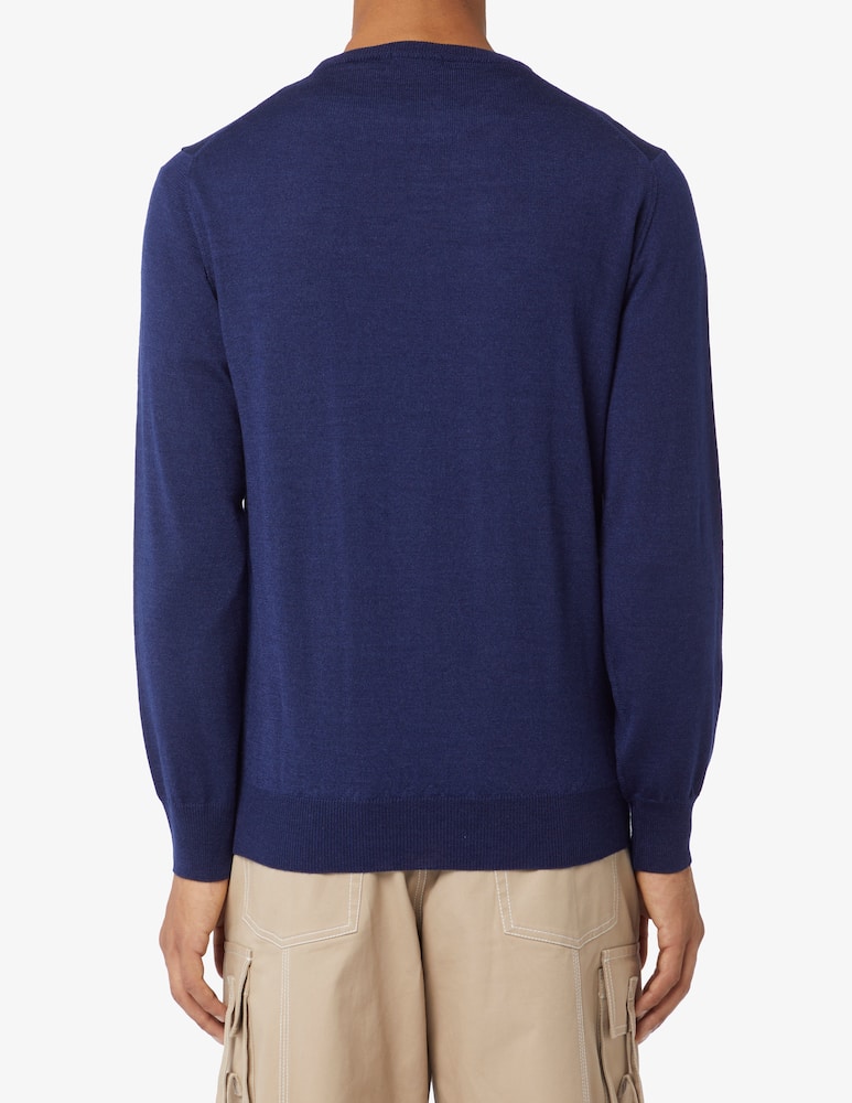 rinascente Pure Cashmere Maglia girocollo in lana seta cashmere