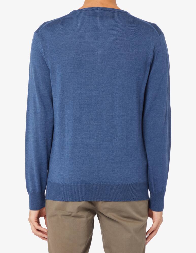 rinascente Pure Cashmere Wool silk and cashmere v neck jumper