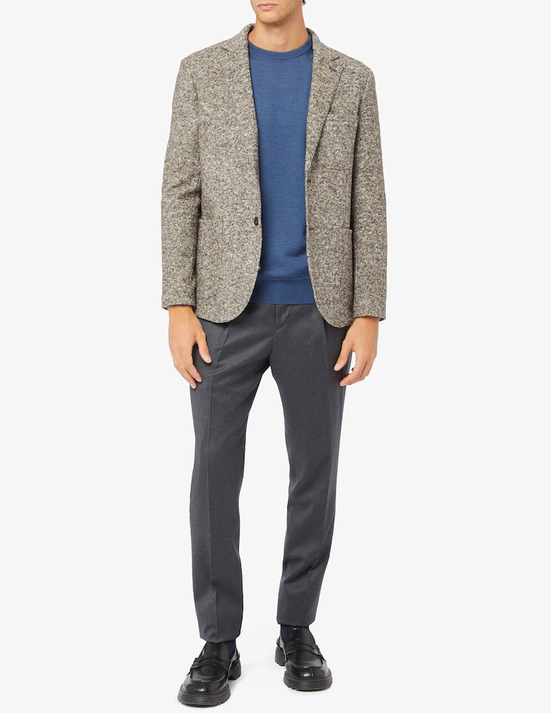 rinascente Pure Cashmere Wool silk and cashmere crewneck jumper