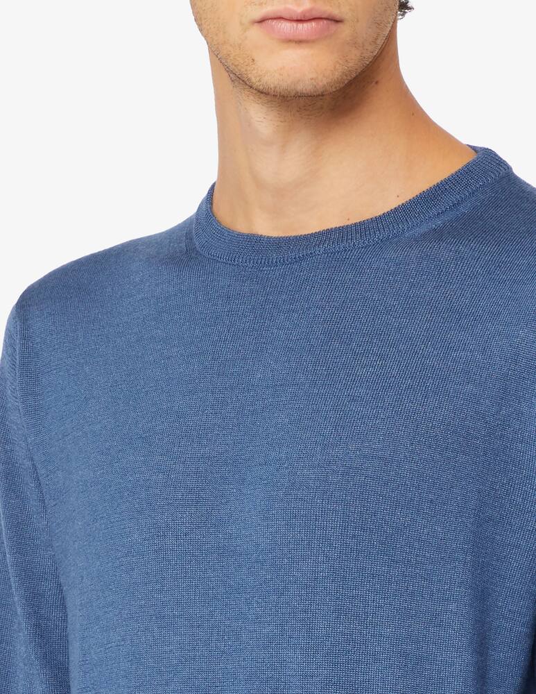 rinascente Pure Cashmere Wool silk and cashmere crewneck jumper