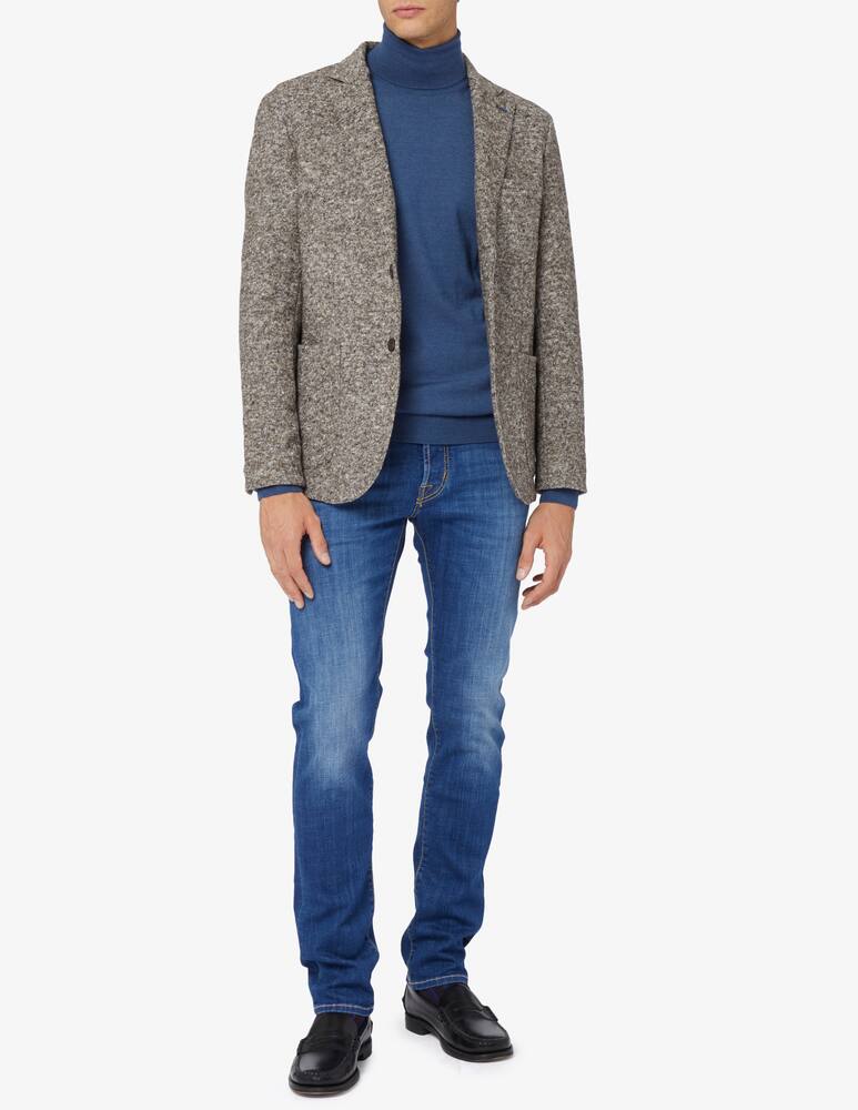 rinascente Pure Cashmere Wool silk and cashmere turtleneck