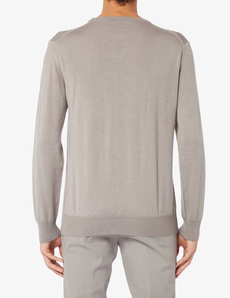 rinascente Pure Cashmere Wool silk and cashmere crewneck jumper