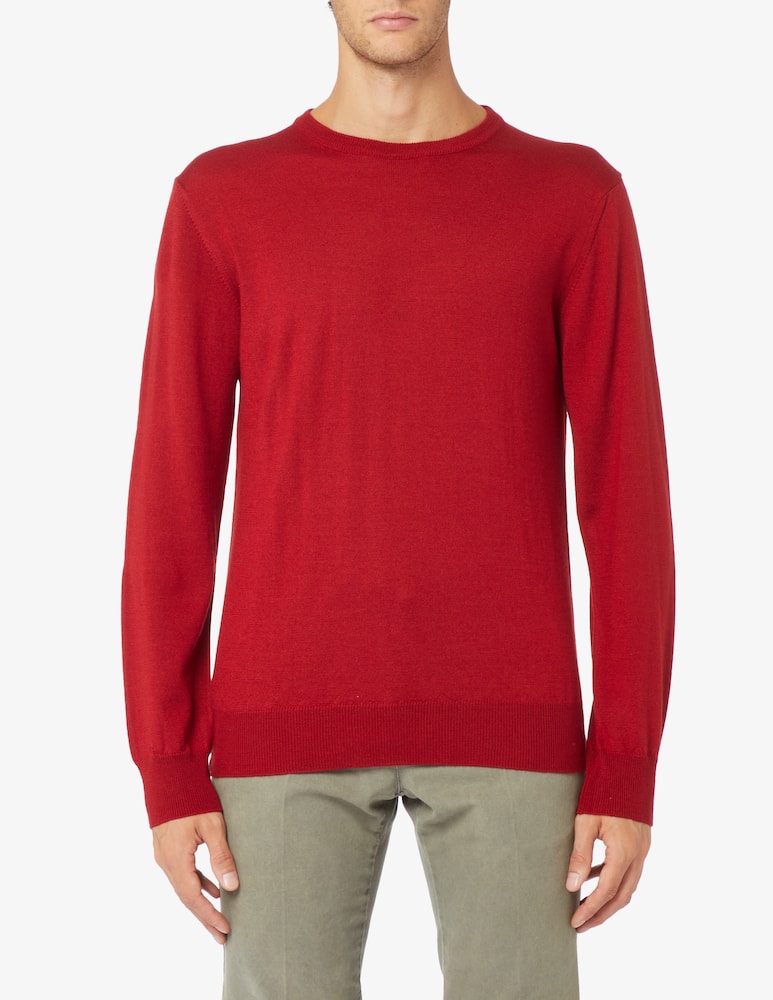 Pure Cashmere Wool silk and cashmere crewneck jumper - picture 1 Pure Cashmere Wool silk and cashmere crewneck jumper - picture 1