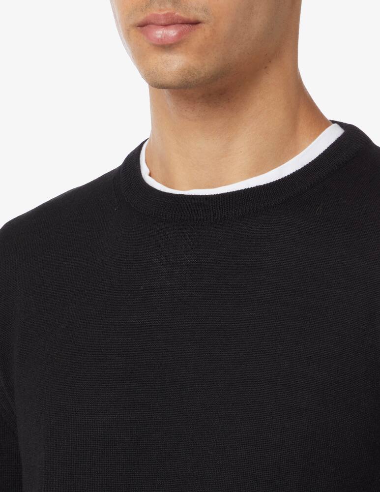 rinascente Pure Cashmere Wool silk and cashmere crewneck jumper