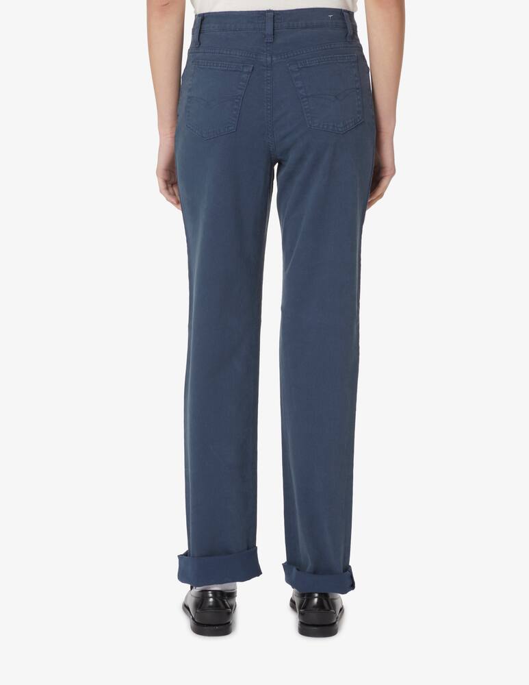 rinascente Elizabeth Ascot Gaba classic fit 5-pocket trousers - Blue