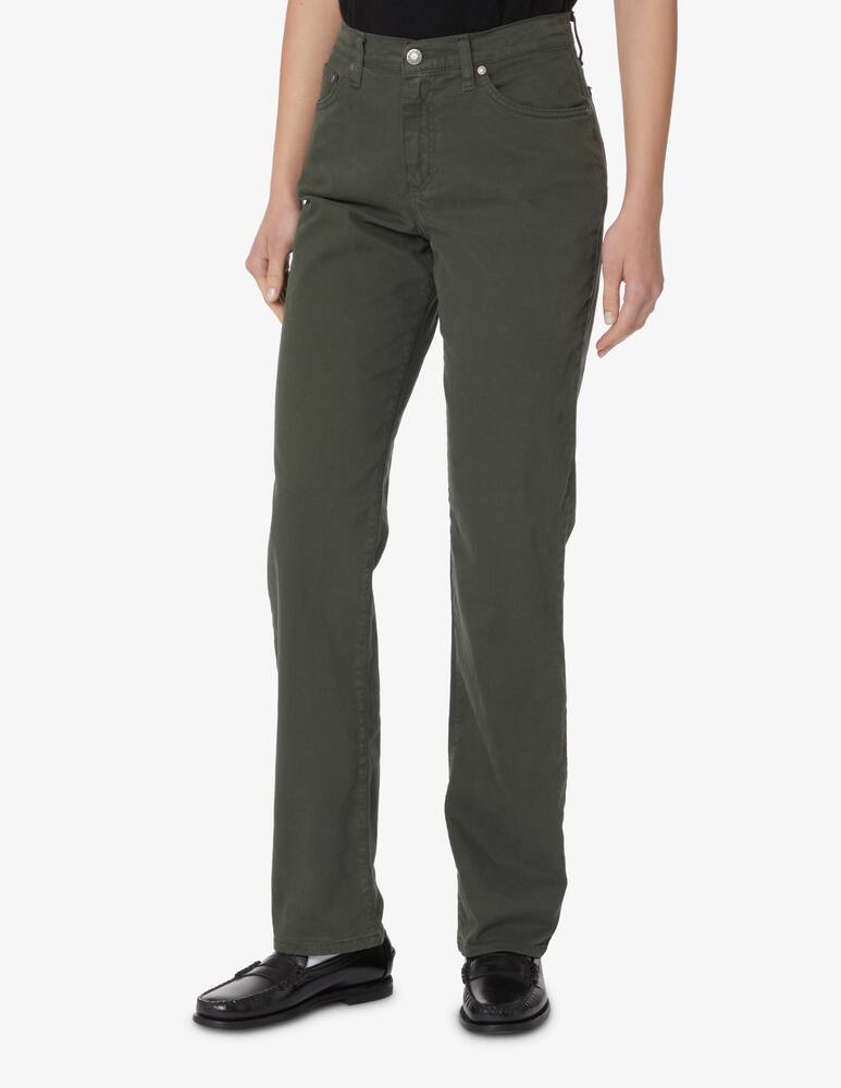 rinascente Elizabeth Ascot Gaba classic fit 5-pocket trousers - Green