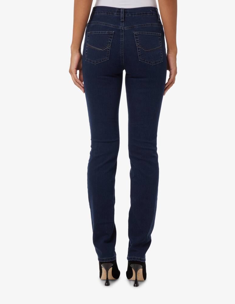 Elizabeth Ascot Pantalone 5 tasche slim fit - Blu - immagine 3