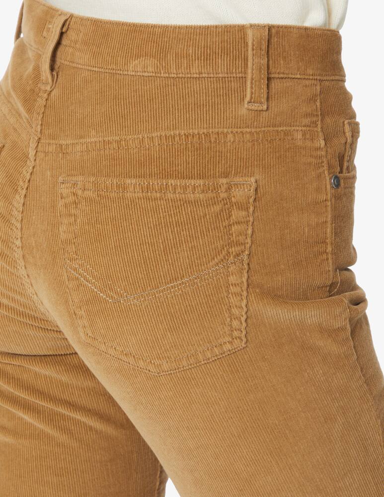 rinascente Elizabeth Ascot Pantalone 5 tasche in velluto slim fit - Beige