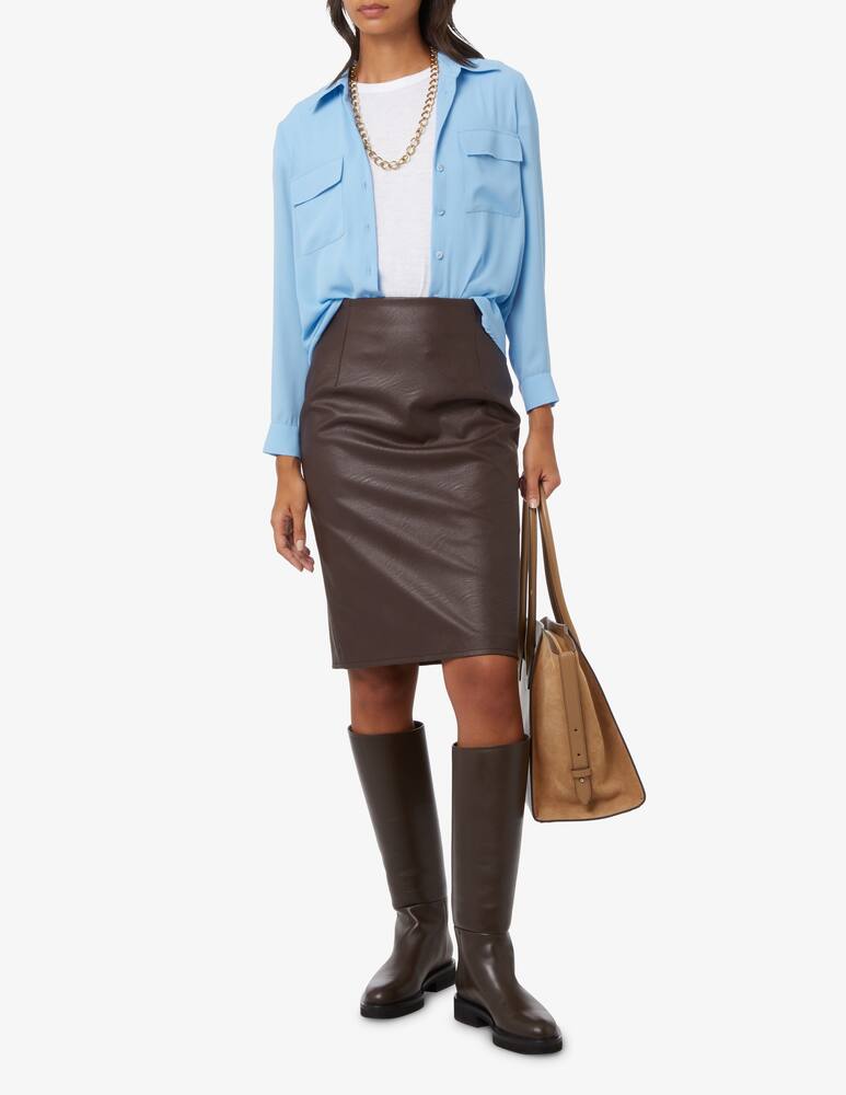 rinascente Elizabeth Ascot Camicia con tasche davanti - Azzurro